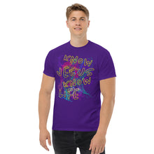 Load image into Gallery viewer, Know Jesus Know Life - No Jesus No Life - Men's classic tee