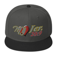 Load image into Gallery viewer, My Heart Jer 20:9 - Snapback Hat Yupoong 6089M