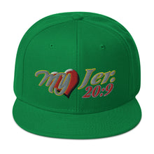 Load image into Gallery viewer, My Heart Jer 20:9 - Snapback Hat Yupoong 6089M