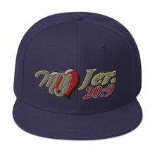 Load image into Gallery viewer, My Heart Jer 20:9 - Snapback Hat Yupoong 6089M