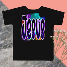 Load image into Gallery viewer, Loves Me JESUS Girl - Toddler Short Sleeve Tee