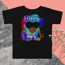 Load image into Gallery viewer, Loves Me JESUS Girl - Toddler Short Sleeve Tee