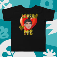 Load image into Gallery viewer, Loves Me JESUS Boy - Toddler Short Sleeve Tee