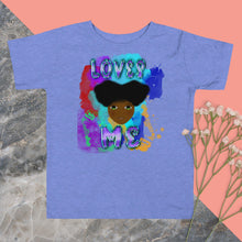 Load image into Gallery viewer, Loves Me JESUS Girl - Toddler Short Sleeve Tee