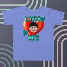 Load image into Gallery viewer, Loves Me JESUS Girl - Toddler Short Sleeve Tee