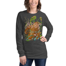 Load image into Gallery viewer, Jesus Bread of Life John 6:48 - Unisex Long Sleeve Tee | Bella + Canvas 3501 - (Sizes Run Small)