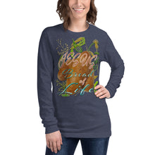 Load image into Gallery viewer, Jesus Bread of Life John 6:48 - Unisex Long Sleeve Tee | Bella + Canvas 3501 - (Sizes Run Small)