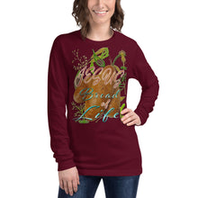Load image into Gallery viewer, Jesus Bread of Life John 6:48 - Unisex Long Sleeve Tee | Bella + Canvas 3501 - (Sizes Run Small)