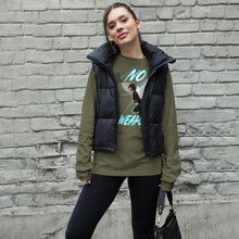 Load image into Gallery viewer, No Weapon Formed Isa 54:17 Fluorescent Blue - Unisex Long Sleeve Tee | Bella + Canvas 3501 (Sizes Run Small)