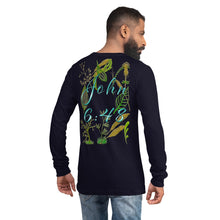 Load image into Gallery viewer, Jesus Bread of Life John 6:48 - Unisex Long Sleeve Tee | Bella + Canvas 3501 (Sizes Run Small)