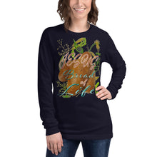 Load image into Gallery viewer, Jesus Bread of Life John 6:48 - Unisex Long Sleeve Tee | Bella + Canvas 3501 - (Sizes Run Small)