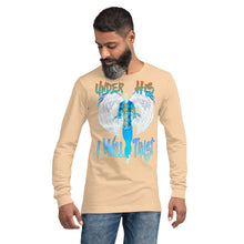 Load image into Gallery viewer, Under His Wings I Will Trust Ps 91:4 - Unisex Long Sleeve Tee | Bella + Canvas 3501 (Sizes Run Small)