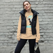 Load image into Gallery viewer, No Weapon Formed Isa 54:17 Fluorescent Blue - Unisex Long Sleeve Tee | Bella + Canvas 3501 (Sizes Run Small)