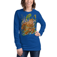 Load image into Gallery viewer, Jesus Bread of Life John 6:48 - Unisex Long Sleeve Tee | Bella + Canvas 3501 - (Sizes Run Small)