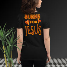Load image into Gallery viewer, My Heart Burns For JESUS - Women's short sleeve t-shirt