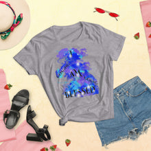 Load image into Gallery viewer, I Am Blessed Coming & Going - Women's short sleeve t-shirt
