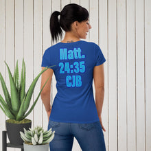 Load image into Gallery viewer, Heaven & Earth Matt 24:35 - Women's short sleeve t-shirt