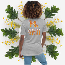 Load image into Gallery viewer, Ps. 91:11 Angel Fire Orange - Women's Relaxed T-Shirt