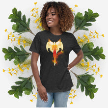 Load image into Gallery viewer, Ps. 91:11 Angel Fire Orange - Women's Relaxed T-Shirt