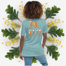 Load image into Gallery viewer, Ps. 91:11 Angel Fire Orange - Women's Relaxed T-Shirt