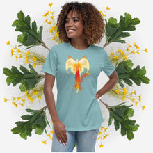Load image into Gallery viewer, Ps. 91:11 Angel Fire Orange - Women's Relaxed T-Shirt
