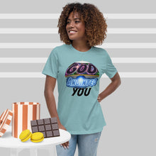 Load image into Gallery viewer, God Anointed You to SERVE Matt. 20:27 - Women's Relaxed T-Shirt