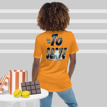 Load image into Gallery viewer, God Anointed You to SERVE Matt. 20:27 - Women's Relaxed T-Shirt