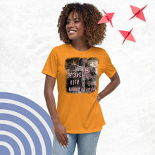 Load image into Gallery viewer, You're Forgiven By the Blood of Jesus - Women's Relaxed T-Shirt