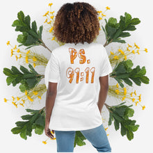 Load image into Gallery viewer, Ps. 91:11 Angel Fire Orange - Women's Relaxed T-Shirt