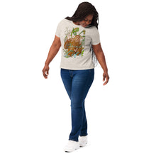 Load image into Gallery viewer, Jesus Bread of Life John 6:48 - Women’s relaxed tri-blend t-shirt