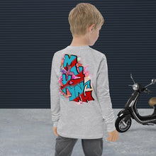 Load image into Gallery viewer, Jesus My King - Youth long sleeve tee BELLA + CANVAS 3501Y