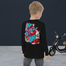 Load image into Gallery viewer, Jesus My King - Youth long sleeve tee BELLA + CANVAS 3501Y