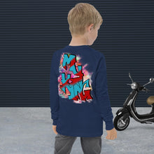 Load image into Gallery viewer, Jesus My King - Youth long sleeve tee BELLA + CANVAS 3501Y