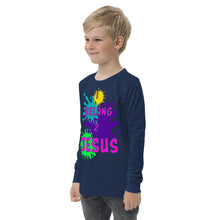 Load image into Gallery viewer, I Belong 2-JESUS - Youth long sleeve tee BELLA + CANVAS 3501Y