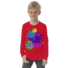 Load image into Gallery viewer, I Belong 2-JESUS - Youth long sleeve tee BELLA + CANVAS 3501Y