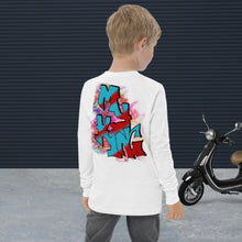 Load image into Gallery viewer, Jesus My King - Youth long sleeve tee BELLA + CANVAS 3501Y