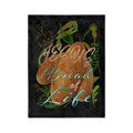 JESUS Bread of LIFE (Velveteen Minky Blanket)