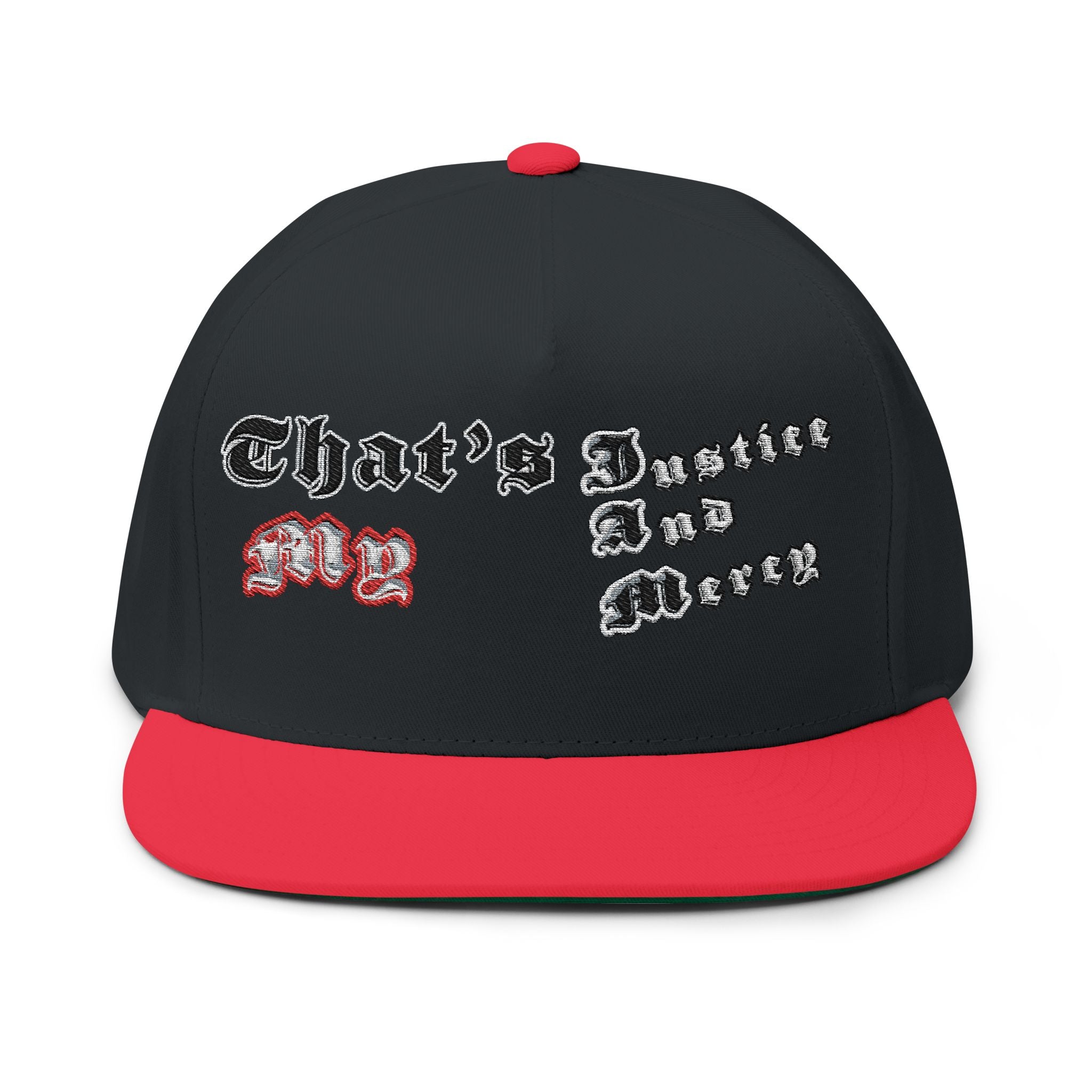 Flat Bill Cap (Embroidery)