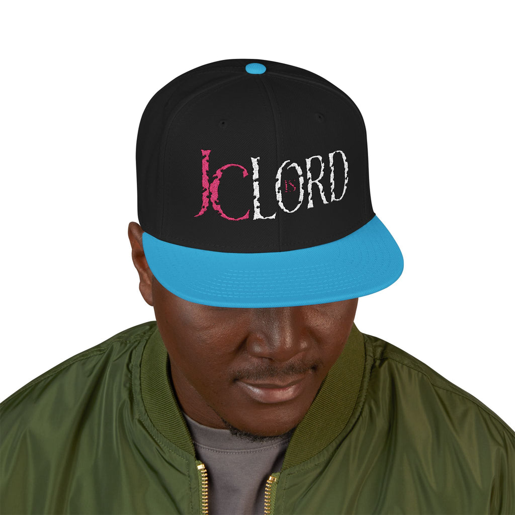 JC is Lord (Red/White Ltrs) Snapback (Embroidery)