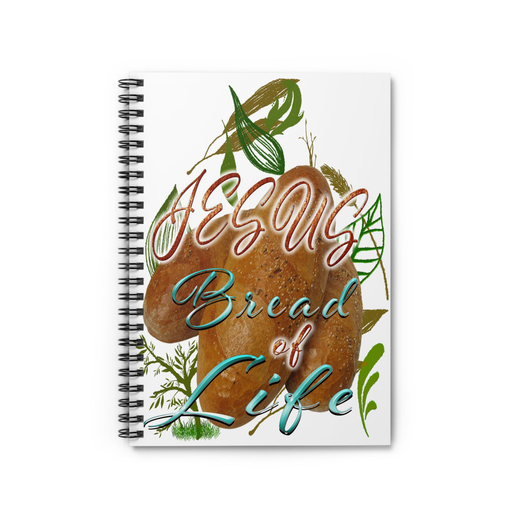 Jesus Bread of Life (Spiral Notebook - 150 Ruled Line)
