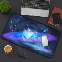 Load image into Gallery viewer, Celestial Desk Mat with Butterflies - Cosmic Office Decor
