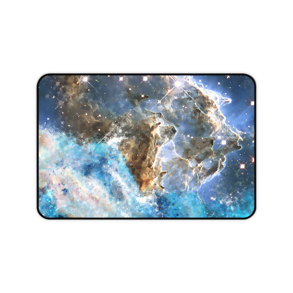 Galaxy-Themed Desk Mat - Cosmic Space Design for Home & Office