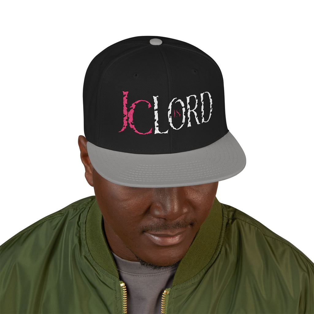 JC is Lord (Red/White Ltrs) Snapback (Embroidery)