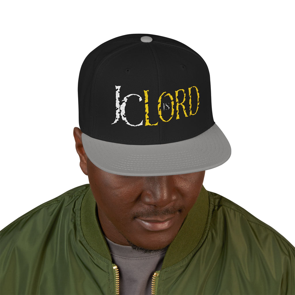 JC is LORD ( White/Gold Ltrs) - Snapback (Embroidery)