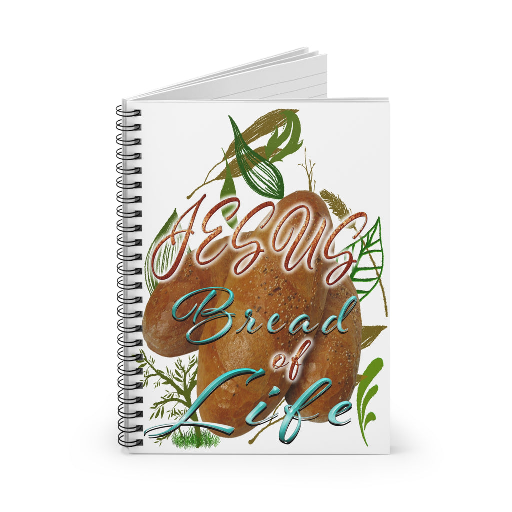 Jesus Bread of Life (Spiral Notebook - 150 Ruled Line)