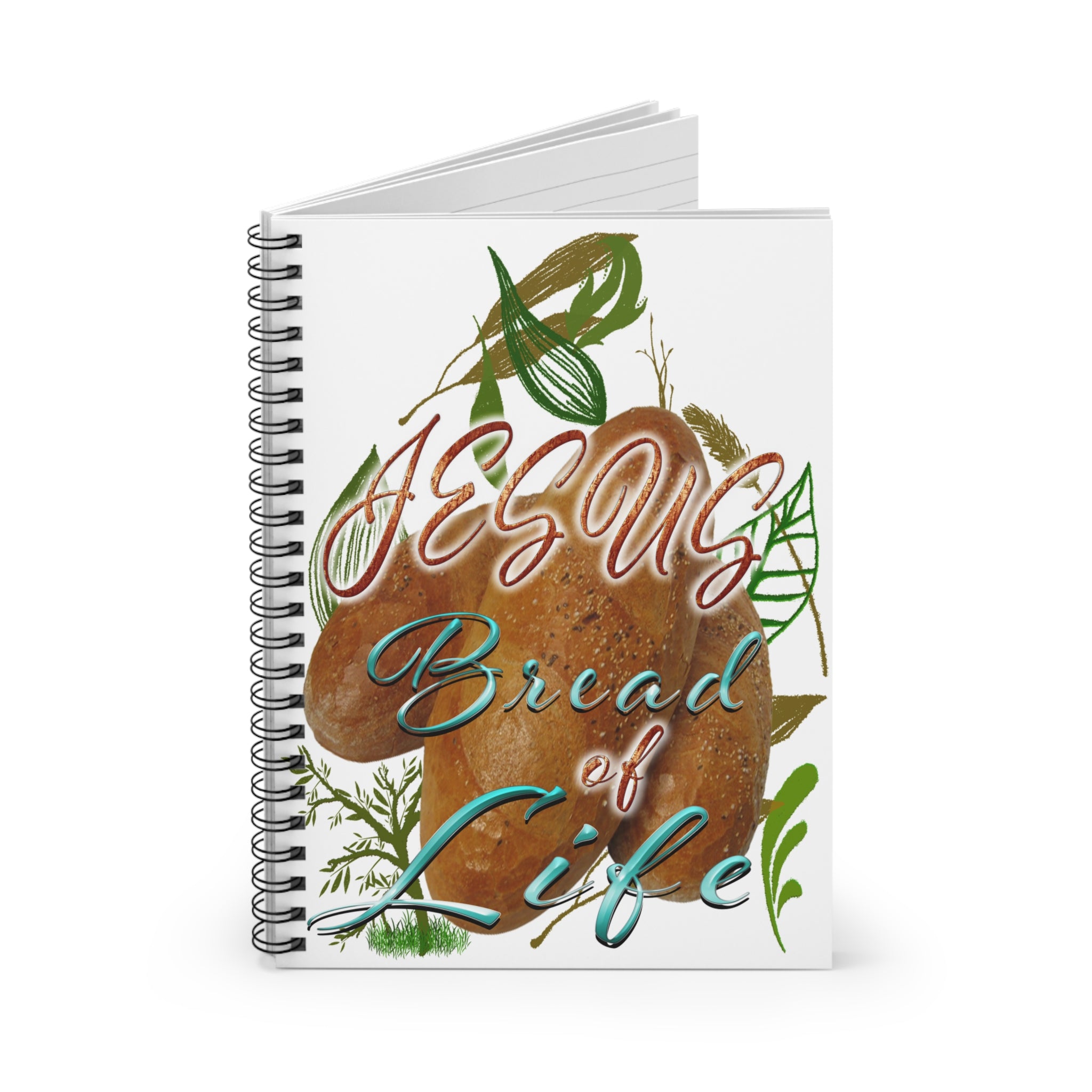 Jesus Bread of Life (Spiral Notebook - 150 Ruled Line)