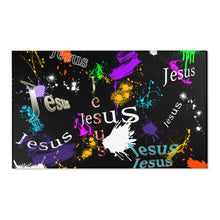 Load image into Gallery viewer, Jesus w/Paint splatters - Area Rugs
