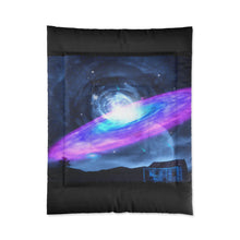 Load image into Gallery viewer, Wormhole &amp; Galaxy on Earth - Comforter
