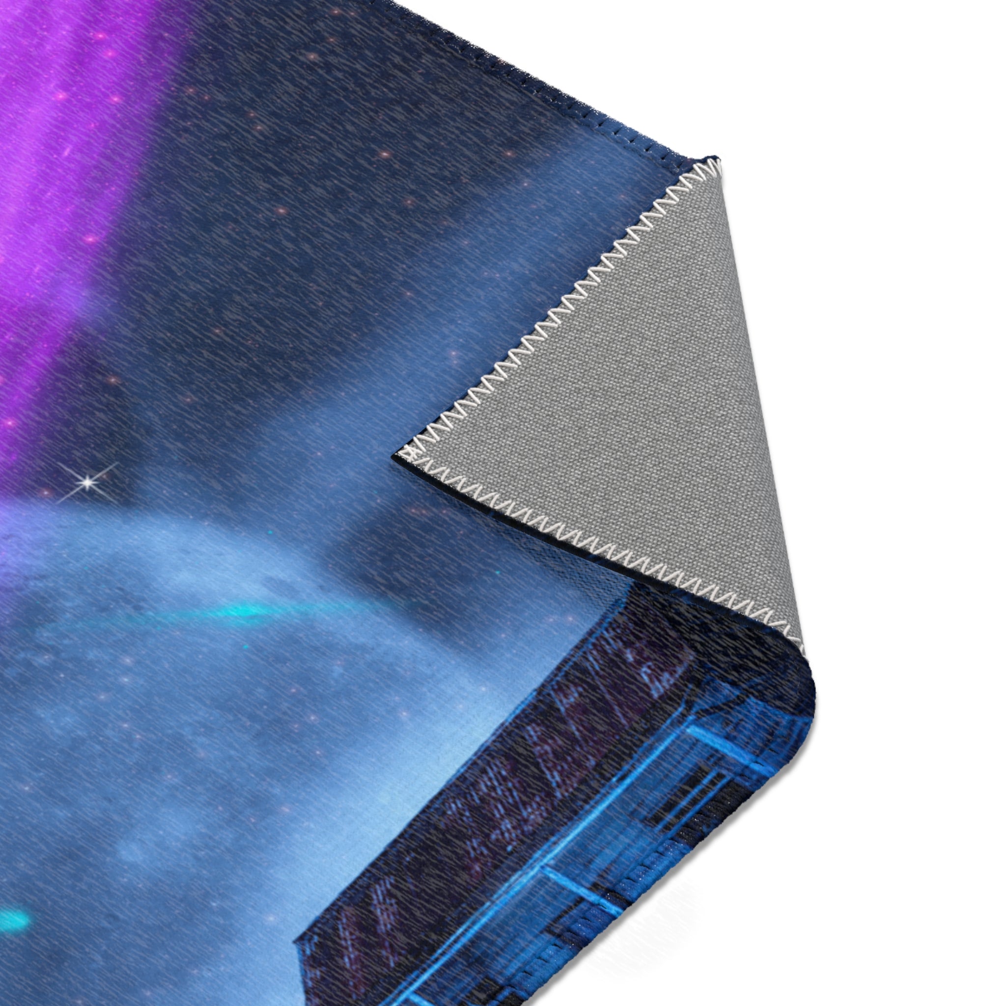 Worm hole  & galaxy - Area Rugs