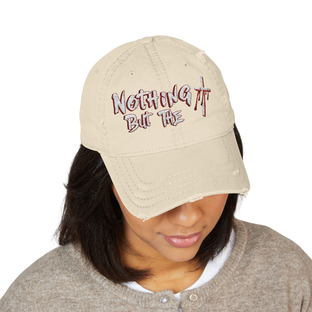 Nothing But the Blood - Distressed Dad Hat (Embroidery)